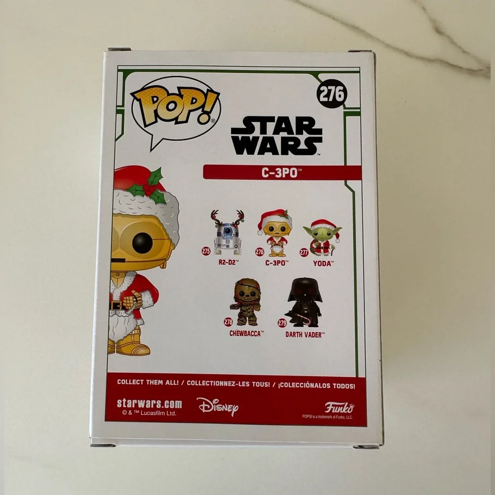 Funko Pop Star Wars C-3PO dressed as Santa #276, NWT - Picture 3 of 7